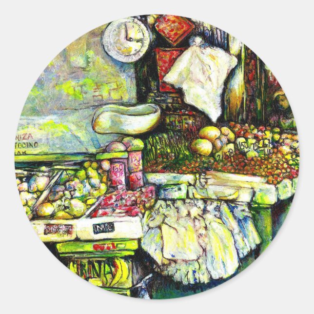 Pegatina Redonda Dijo que involucrara toda la idea (Anverso)