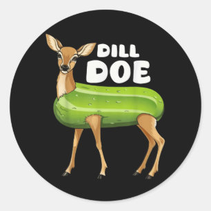 Pegatina Redonda dill doe