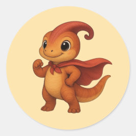 Pegatina Redonda Dino Sticker Sheet – Kammli Hero Held Kollektion