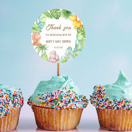 Pegatina Redonda Dinosaurio Baby