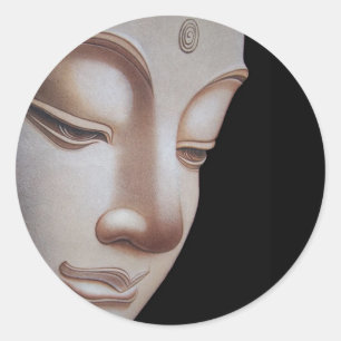 Pegatina Redonda Dios Buda