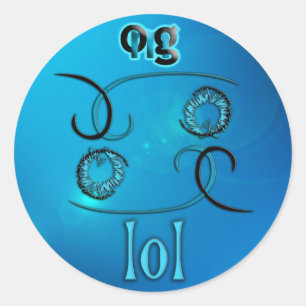 Pegatina Redonda ¡Dios mío!