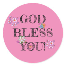 Dios te bendiga Flour Pink