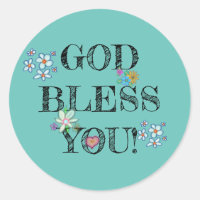 Dios te bendiga la flor turquesa