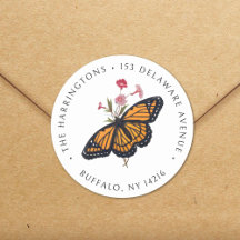 Dirección de devolución de Bella Artes de mariposa