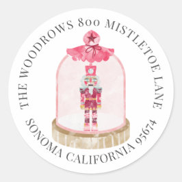 Pegatina Redonda Dirección de devolución de color de agua del solda