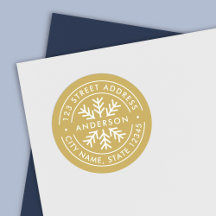 Dirección de devolución de copo de nieve de borde 