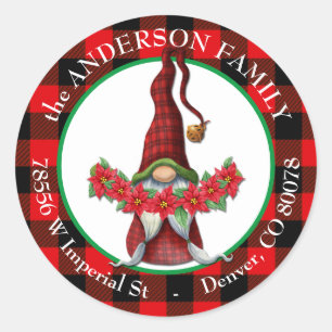 Pegatina Redonda Dirección de devolución de la máquina de abono de 