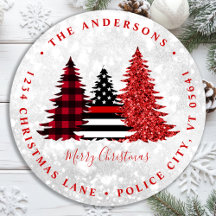 Dirección de devolución del árbol de Navidad del b