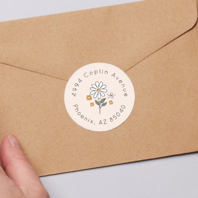 Pegatina Redonda Dirección de la ducha de la novia de los tonos de  (Subido por el creador)