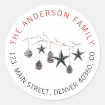 dirección de ornamento de sucursal elegante para n