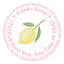 Dirección De Retorno De Limón Positano Rosa Y Blan