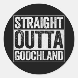 Pegatina Redonda Directamente de Goochland