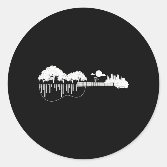 Pegatina Redonda Disco de disco de disco volador de disco de disco  (Anverso)