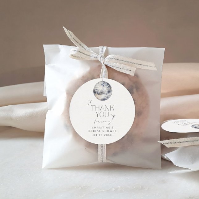 Pegatina Redonda Disco Party Gracias  (Subido por el creador)