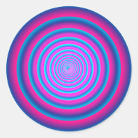 Disco Vortex Circular Loco Morado Borroso Hipnótic