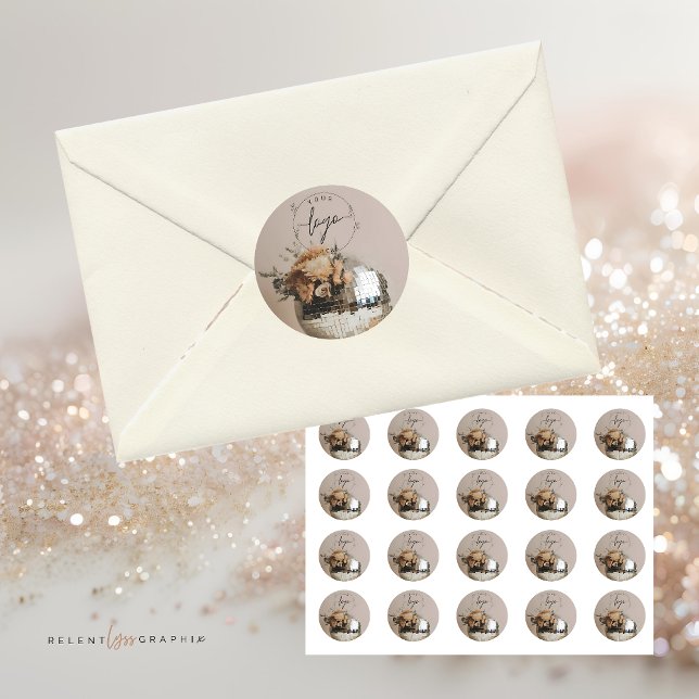 Pegatina Redonda Discoteca | Flores |Estética (Subido por el creador)