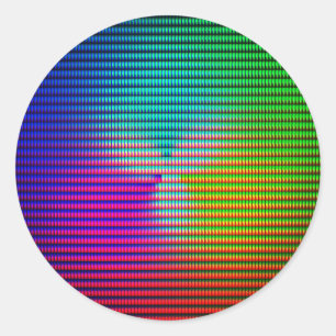 Pegatina Redonda DiscoTech 5