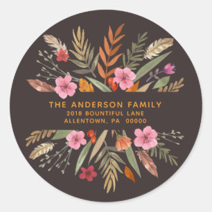 PEGATINA REDONDA DISCURSO DE RETORNO DE LA ORGANIZACIÓN DEL FESTIVA