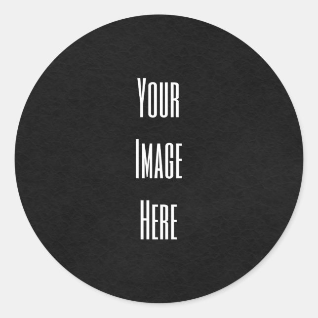 Pegatina Redonda Diseñar el propio (Anverso)