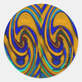 Pegatina Redonda Diseño