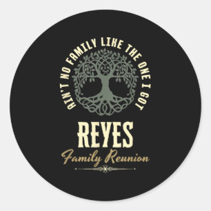 Pegatina Redonda Diseño coincidente de Family Reunion 2025 - Reyes