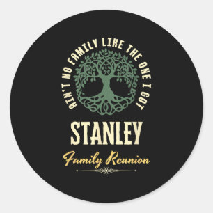 Pegatina Redonda Diseño coincidente de Family Reunion 2025 - Stanle