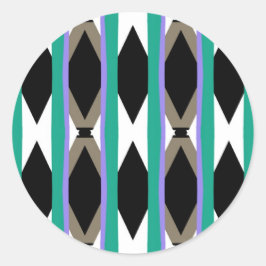 Pegatina Redonda Diseño de ascensores en los años 1930