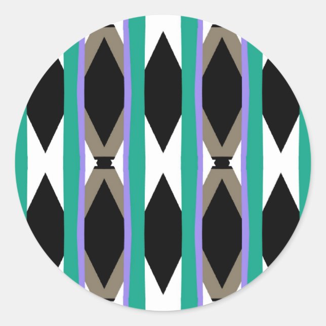 Pegatina Redonda Diseño de ascensores en los años 1930 (Anverso)