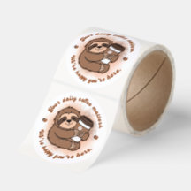 Diseño de Café Perezoso Lindo Buen Ánimo
