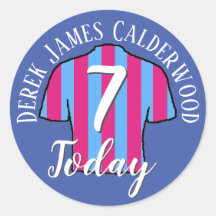 Diseño de camiseta de fútbol para cumpleaños de ni