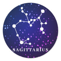 Diseño de constelación Sagittarius Zodiac