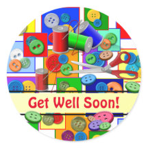 Diseño de costura "Get Well" Wiers