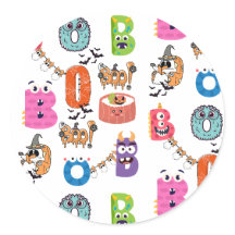 Diseño de dibujos animados de Halloween del monstr