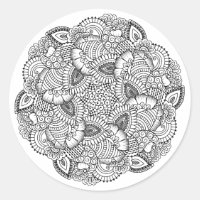 Diseño de Doodle redondo