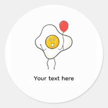Diseño de huevo con globo, personalizar, personali