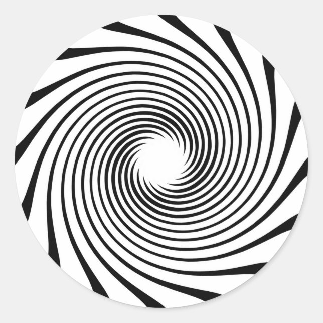 Pegatina Redonda Diseño de la unidad Warp (Anverso)