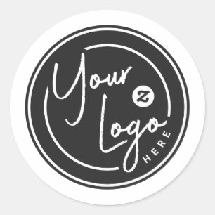 Pegatina Redonda Diseño de logotipo de empresa personalizado