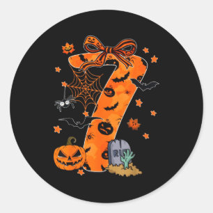 Pegatina Redonda Diseño de Meme de Halloween para Parejas Divertido