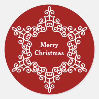 Pegatina Redonda Diseño de Navidades decorativos y personalizados c