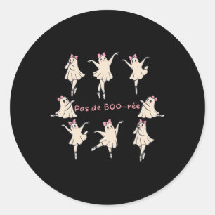 Pegatina Redonda Diseño de Pas De Boo-rée