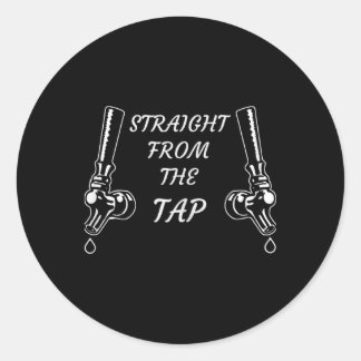 Pegatina Redonda Diseño divertido de lactancia materna para nuevas 