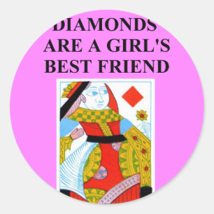 Pegatina Redonda diseño duplicado del jugador de puente