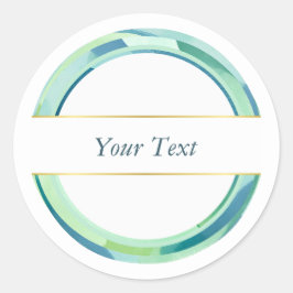 Pegatina Redonda Diseño elegante