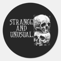 Diseño Gótico Extraño E Inusual Del Calavero