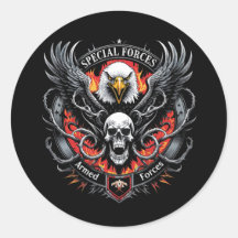 Diseño gráfico entusiasta de las fuerzas armadas