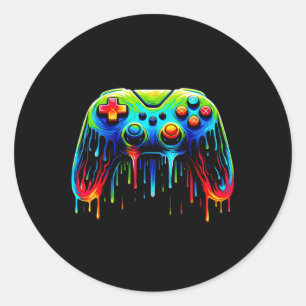 Pegatina Redonda Diseño Gráfico Pion Para Juego 3