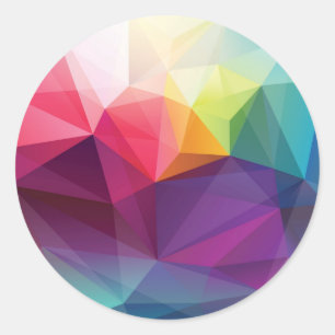 Pegatina Redonda Diseño moderno