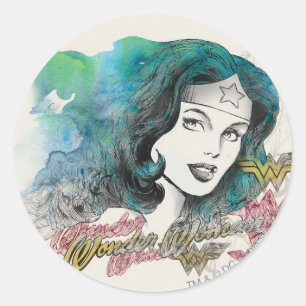 Pegatina Redonda Diseño natural 7