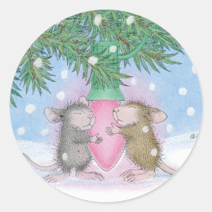 Pegatina Redonda Diseños House-Mouse®